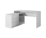 TOE zestaw biurowy: biurka L/P x 4 szt. białe