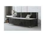 MEDIOLAN 3M łóżko glamour z materacem i pojemnikiem 120x200