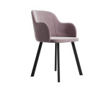 MARCO 68M krzesło tapicerowane, metalowe nogi