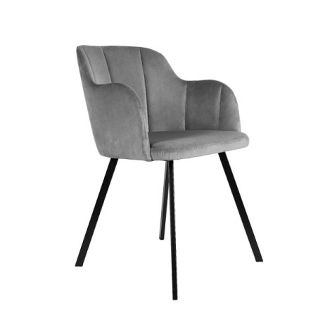 MARCO 68M krzesło tapicerowane, metalowe nogi