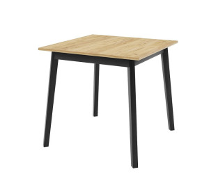 MOOD 46 skandynawski stół rozkładany 85x85-125 na drewnianej czarnej podstawie