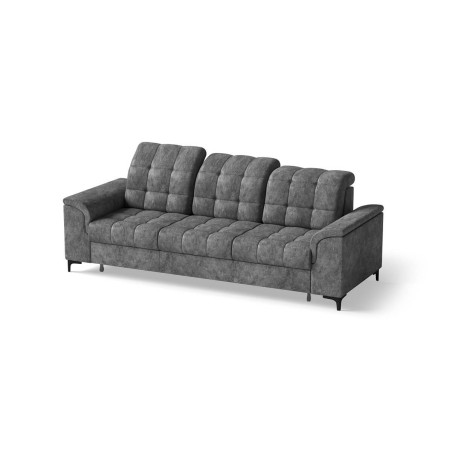 FERRO 57 nowoczesna sofa 3-osobowa 253 cm, funkcja spania regulowane zagłówki