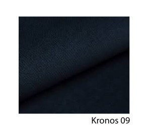 TRIVIO K11 kanapa 3-os. z ozdobnymi poduszkami z funkcją spania i pojemnikiem w tkaninie Kronos 9 granatowy