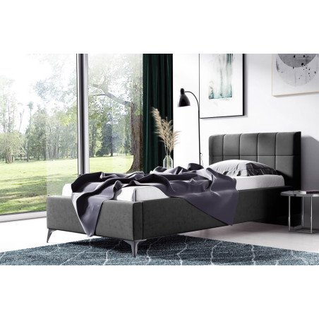 IMPERIA S14 łóżko tapicerowane 140x200 z pojemnikiem, stelaż metalowy