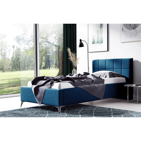 IMPERIA S14 łóżko tapicerowane 100x200 z pojemnikiem, stelaż metalowy